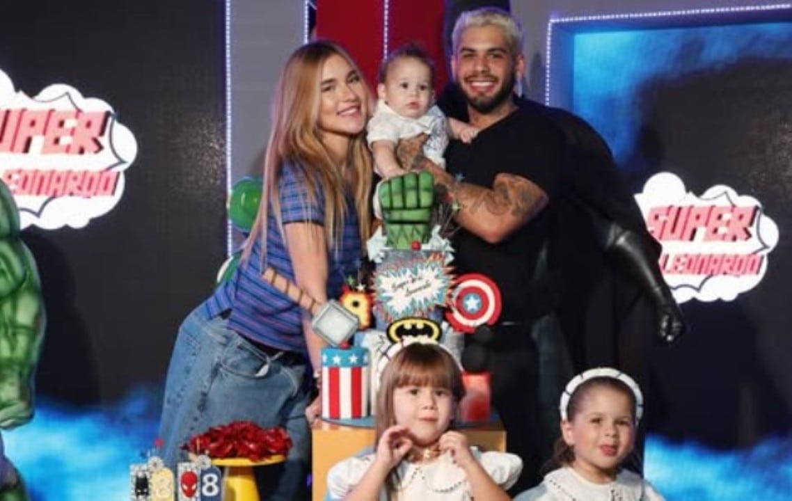 Virginia e Zé Felipe comemora 8 meses de José Leonardo