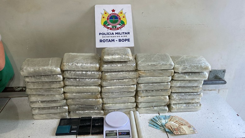 ROTAM apreende mais de R$ 400 mil em skank e prende suspeito de tráfico na Sobral | Cidade AC News – Notícias do Acre