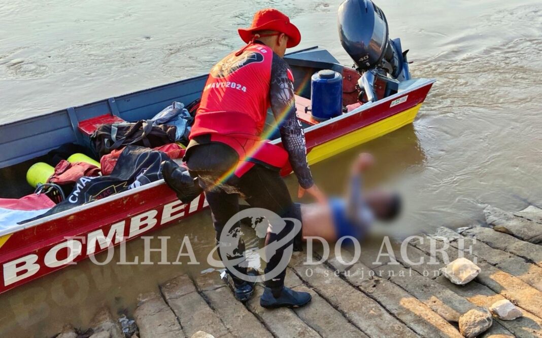 bombeiros-resgatam-corpo-de-pescador-que-se-afogou-dentro-do-rio-acre,-na-gameleira