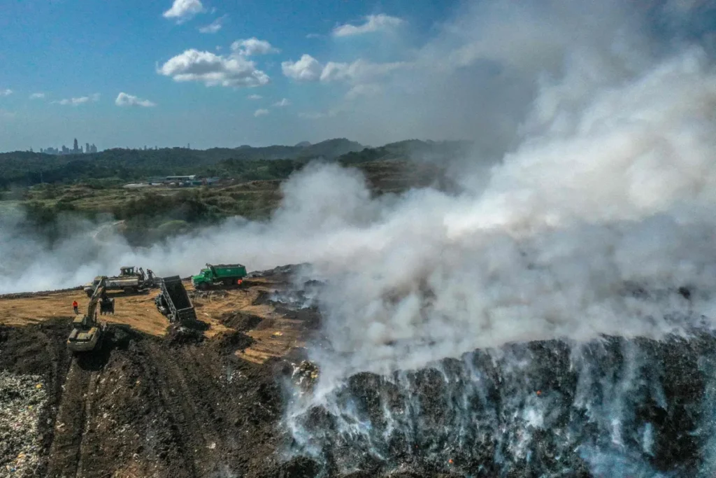Incêndio no Aterro de Inertes de Rio Branco Gera Alerta Ambiental | Cidade AC News – Notícias do Acre
