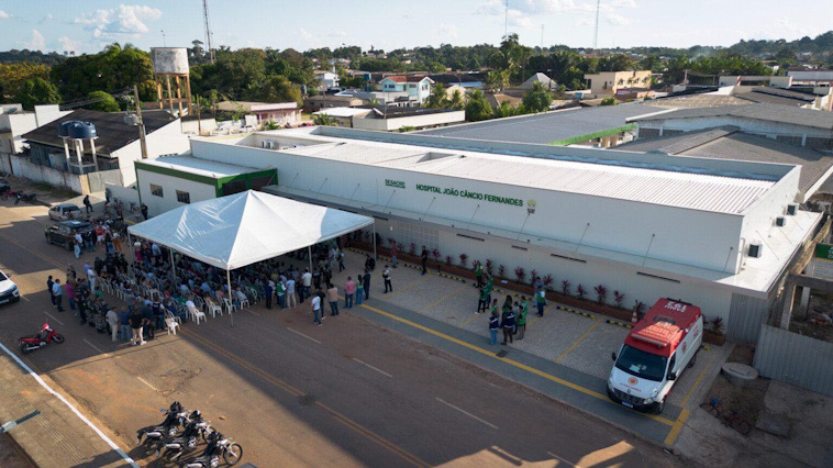 Alan Rick celebra entrega da primeira etapa da reforma e ampliação do Hospital de Sena | Cidade AC News – Notícias do Acre