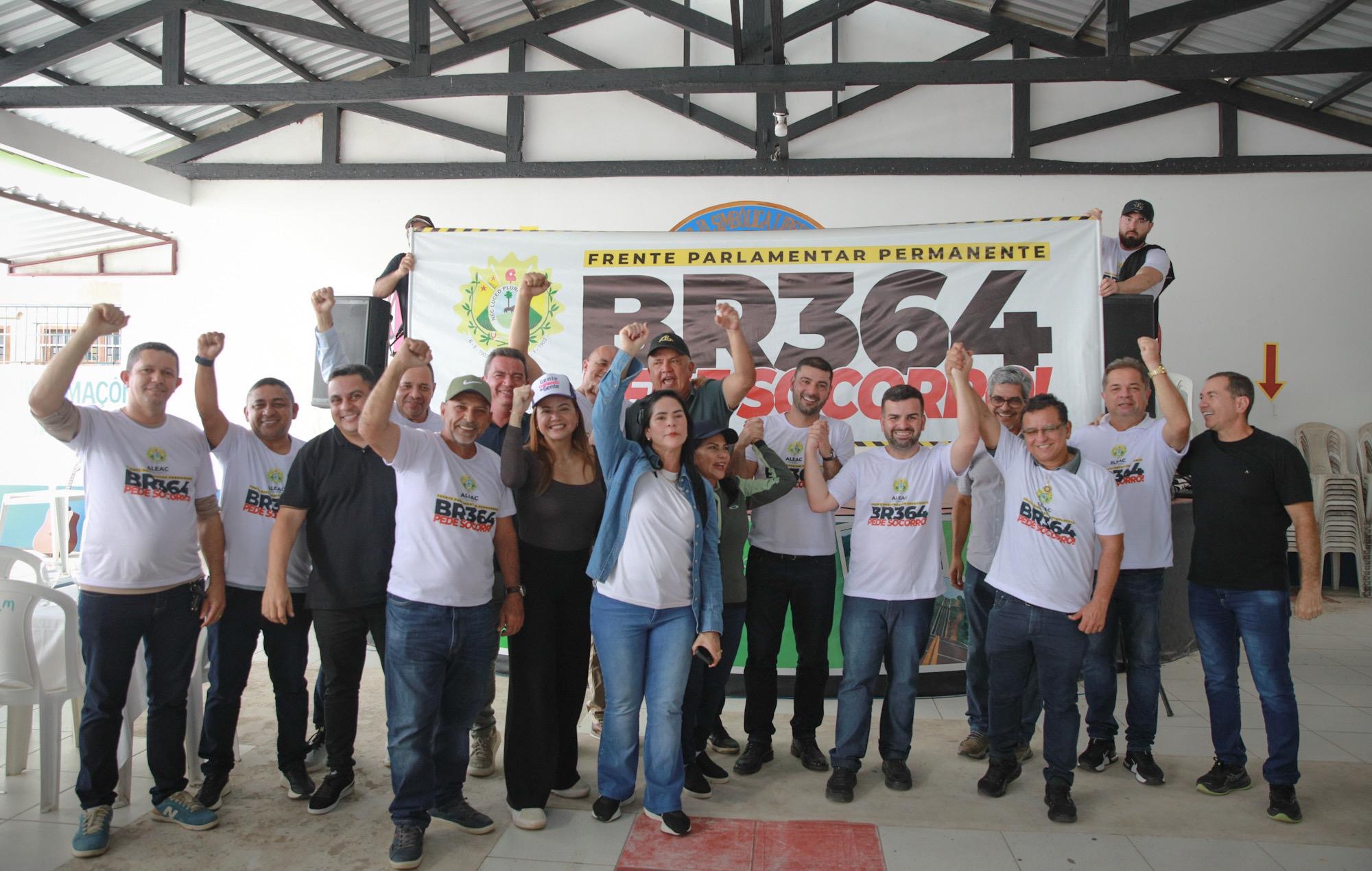 Presidente da Aleac, parlamentares e autoridades do Juruá cobram reconstrução da BR-364 durante visita a trechos críticos | Cidade AC News – Notícias do Acre