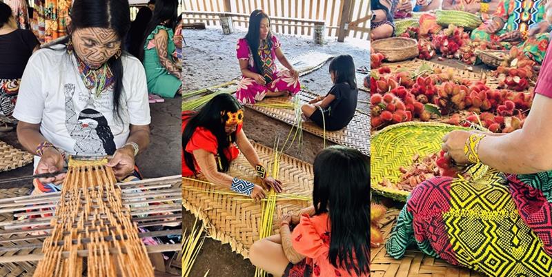 Mulheres Huni Kuin tecem um futuro com arte, regeneração e sabedoria ancestral | Cidade AC News – Notícias do Acre