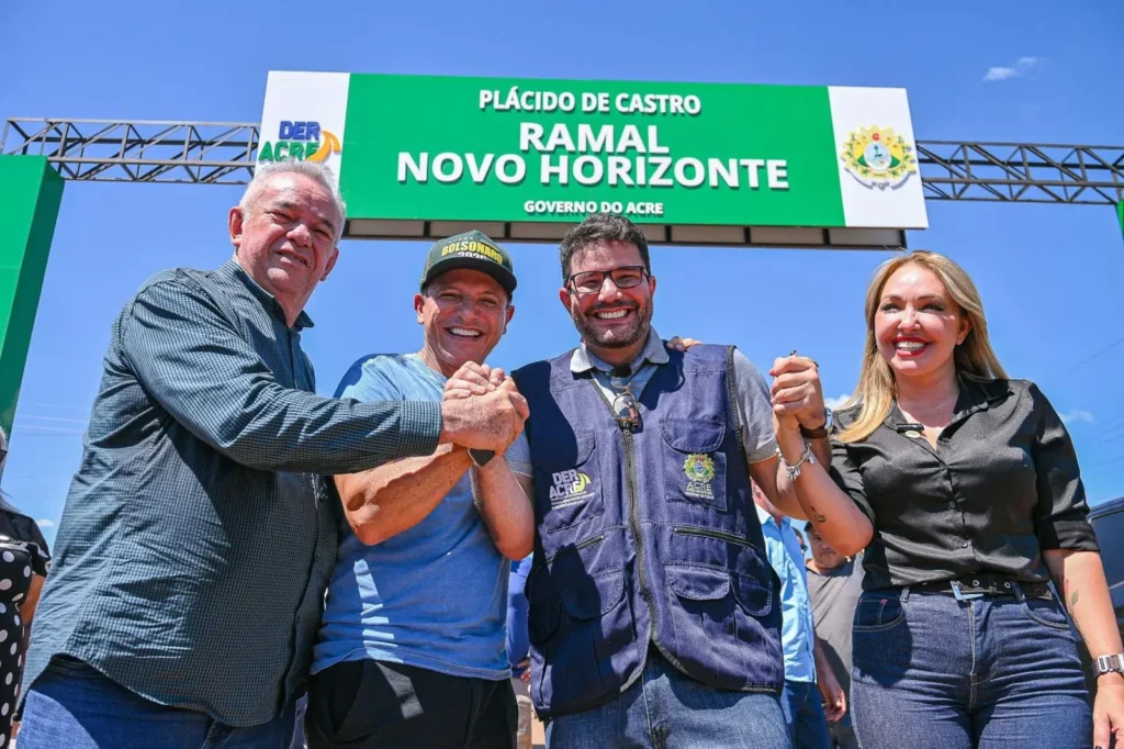 Governo do Acre entrega pavimentação do Ramal Novo Horizonte e avança com instalação de vigas no viaduto Mamedio Bittar