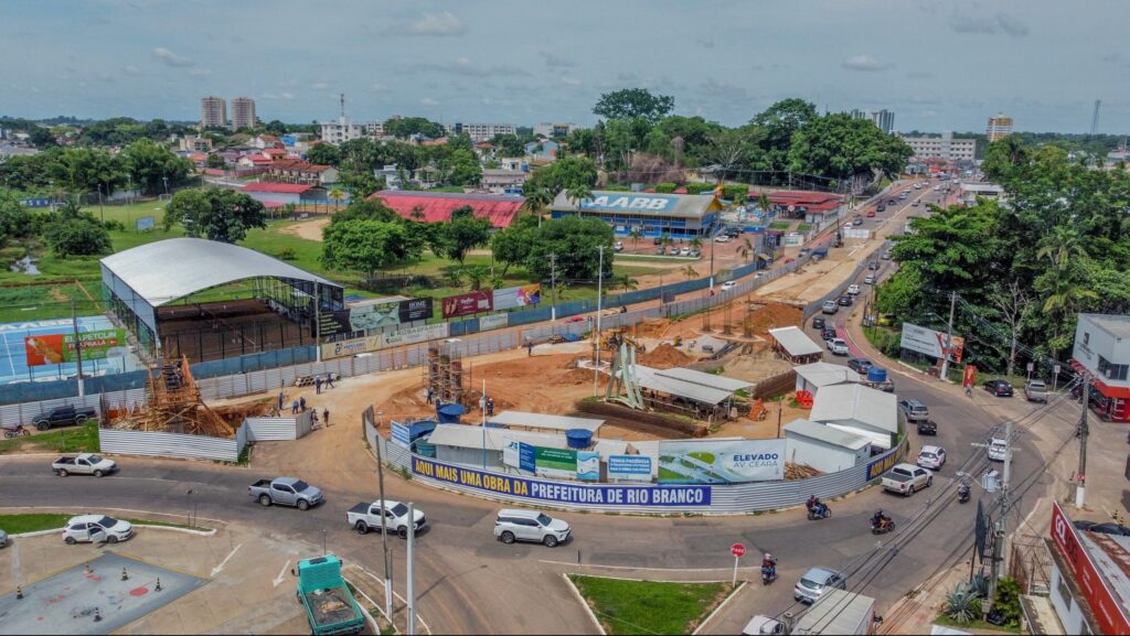 Prefeito e governador visitam obras do viaduto Mamedio Bittar e reforçam parceria institucional