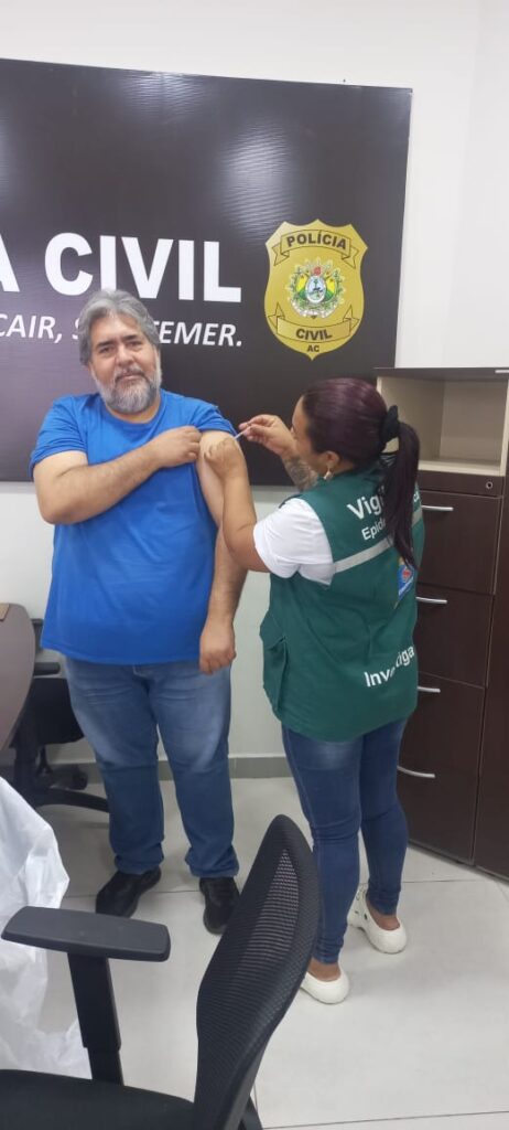 Polícia Civil do Acre promove ação de vacinação para servidores em parceria com a Prefeitura de Rio Branco | Cidade AC News – Notícias do Acre