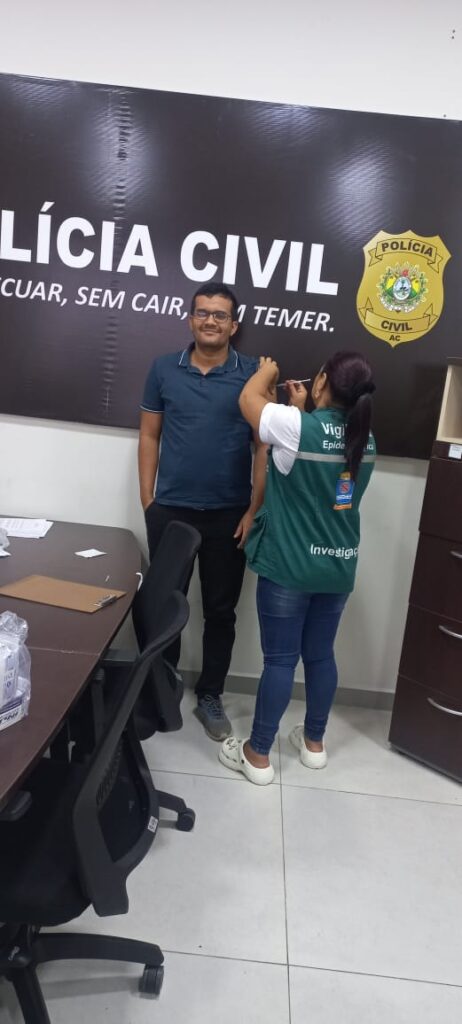 Polícia Civil do Acre promove ação de vacinação para servidores em parceria com a Prefeitura de Rio Branco | Cidade AC News – Notícias do Acre