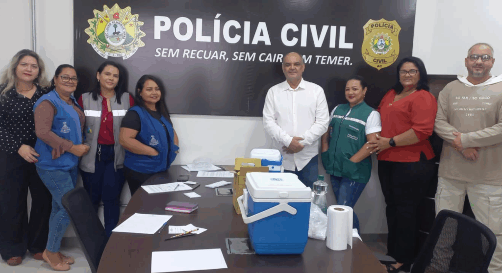 Polícia Civil do Acre promove ação de vacinação para servidores em parceria com a Prefeitura de Rio Branco | Cidade AC News – Notícias do Acre
