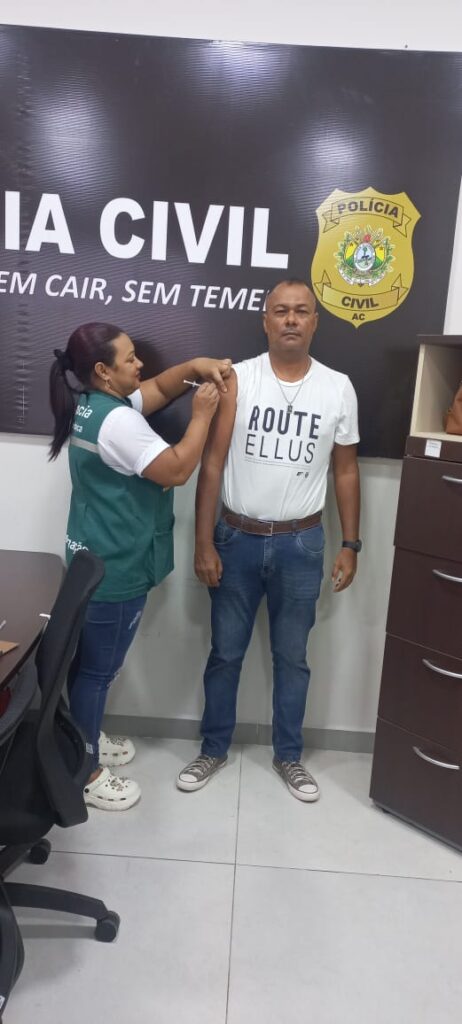 Polícia Civil do Acre promove ação de vacinação para servidores em parceria com a Prefeitura de Rio Branco | Cidade AC News – Notícias do Acre