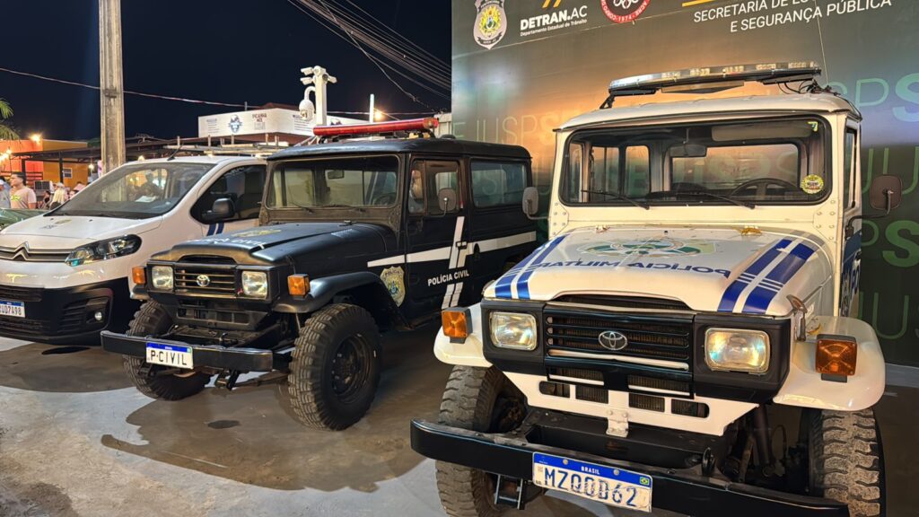 Polícia Civil do Acre destaca atuação do DPCI e expõe veículos históricos na segunda noite da Expoacre 50 anos | Cidade AC News – Notícias do Acre