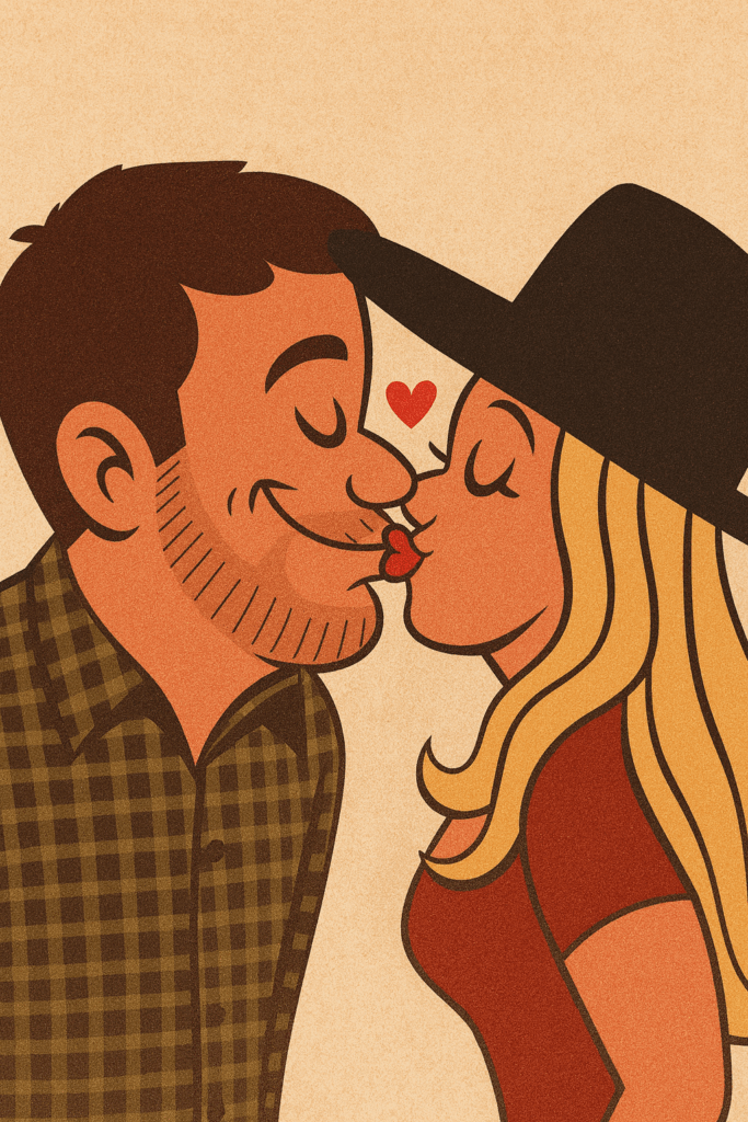 Amor em cena: o beijo que roubou a noite