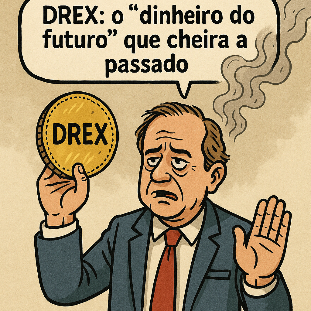 DREX: a moeda digital do Banco Central que promete futuro, mas entrega controle