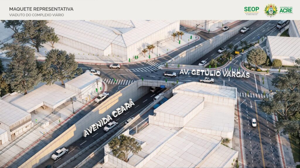 Trânsito desviado na Avenida Ceará para obras de viaduto