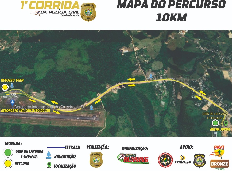 Polícia Civil do Acre abre inscrições para Corrida da PCAC em Cruzeiro do Sul | Cidade AC News – Notícias do Acre
