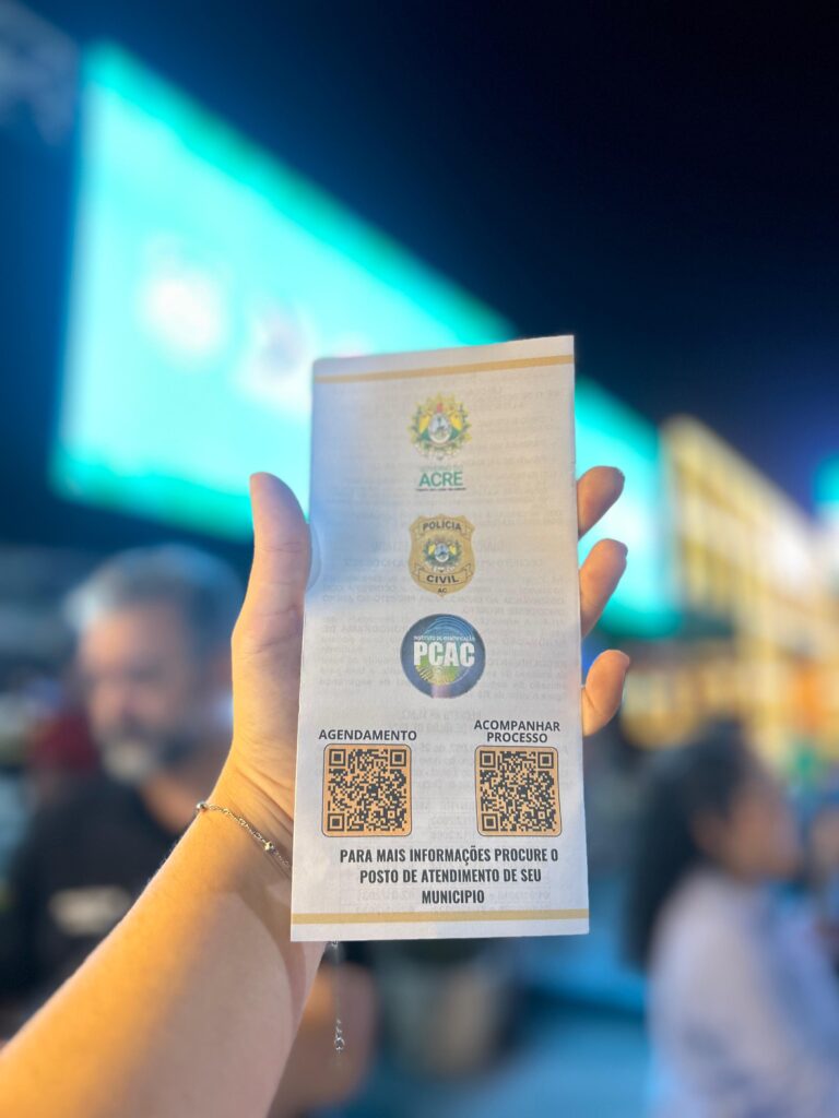 Polícia Civil apresenta serviços do Instituto de Identificação na Expoacre 50 anos | Cidade AC News – Notícias do Acre