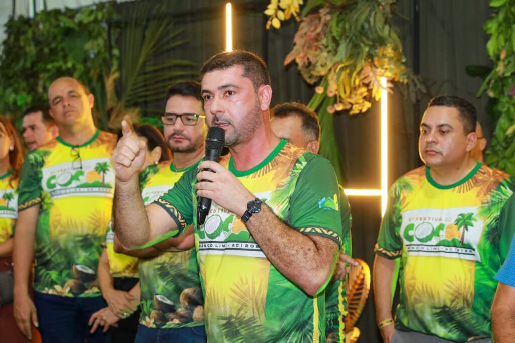 Deputado Nicolau Júnior na abertura do 5º Festival do Coco em Mâncio Lima – Acre