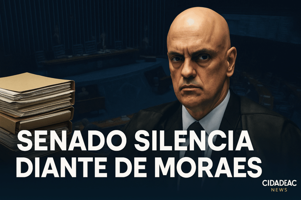 Senado silencia diante de Moraes após 60 pedidos de impeachment