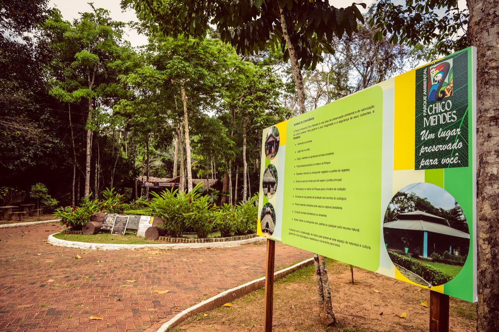 Parque Chico Mendes Rio Branco, principal área de lazer e turismo no Acre