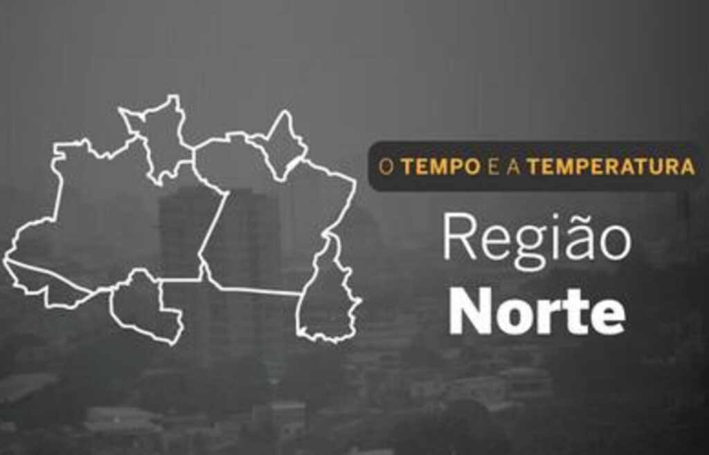Previsão do tempo Norte: segunda-feira (22) terá pancadas de chuva e trovoadas em Acre, Amazonas, Rondônia e Pará. Máxima de 37°C em Boa Vista.
