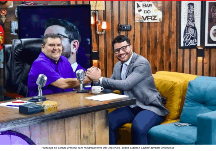 ENtrevista de Gladson com Vaz "Cidade AC News Gladson Cameli gestão Acre obras segurança"