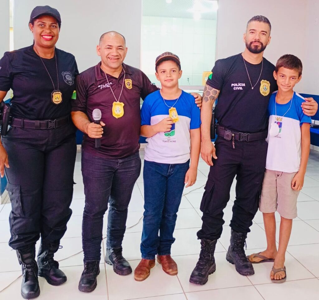 Polícia Civil realiza palestra “Segurança na Escola” para alunos da Vila do V, em Porto Acre | Cidade AC News – Notícias do Acre
