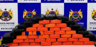 policia-militar-apreende-mais-de-50-quilos-de-cocaina-na-br-364,-em-tarauaca