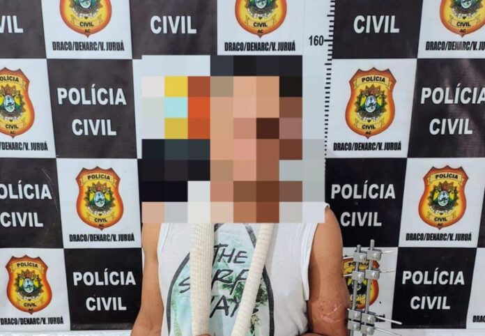 policia-civil-do-acre-prende-homem-suspeito-de-furtar-celular-de-mae-que-acompanhava-filha-internada-no-hospital-do-jurua