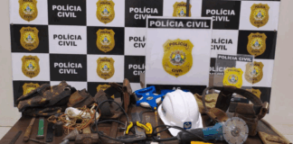 Objetos levados do depósito da obra foram encontrados e serão entregues à empresa responsável