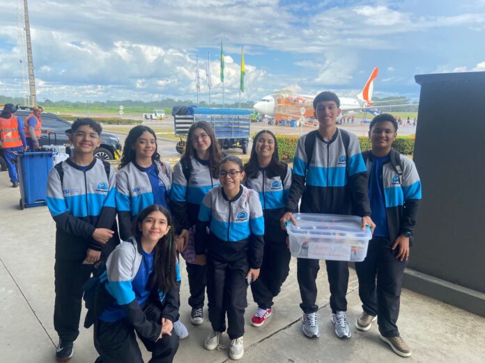 Acrebóticos robótica apresenta projeto sobre geoglifos amazônicos na FLL em Manaus