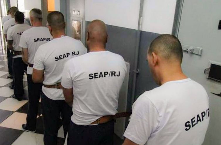 Rio de Janeiro (RJ), 12/11/2025 – Transferência de 7 presos de Bangu para presídio federal .
Fotos: Rogério Santana/Divulgação