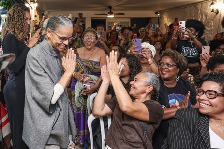 Brasília (DF), 24/11/2025 – Ministra Marina Silva participa do movimento Mulheres Negras decidem 
descrição da atividade: O Ato Político por uma ministra negra no STF Já! é um 
chamado público por representatividade no mais alto tribunal do país
Foto: Valter Campanato/Agência Brasil