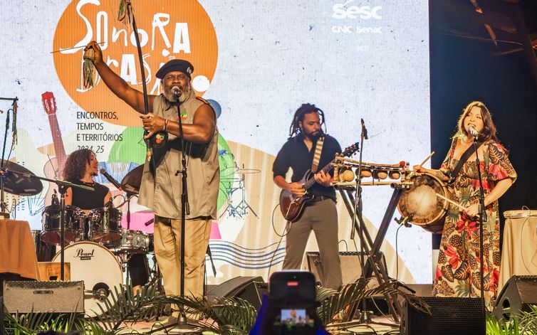 Brasília 29/11/2025 -  Mestre Negoativo leva história negra de Minas Gerais para os palcos. Foto:  DIVULGAÇÃO SESC.