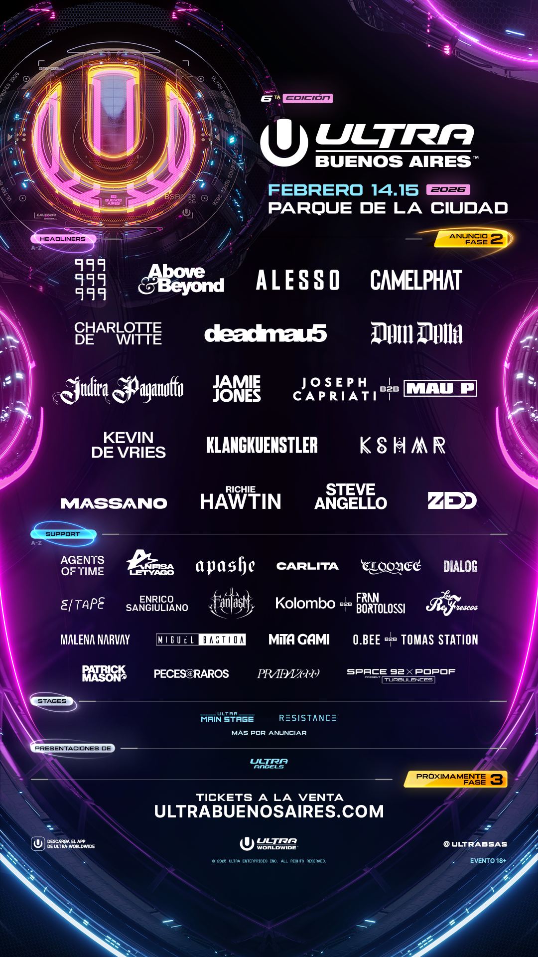 ULTRA Buenos Aires revela a fase 2 do line up para 2026 | Cidade AC News – Notícias do Acre