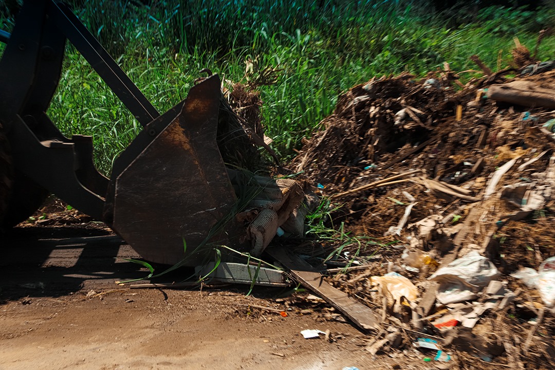 Fot de retirada de lixo