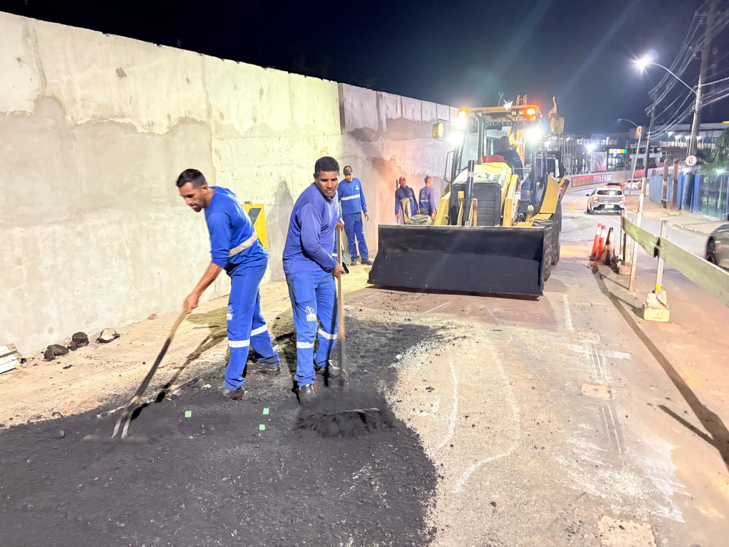 Foto dos serviços pela Emurb e RBTrans
