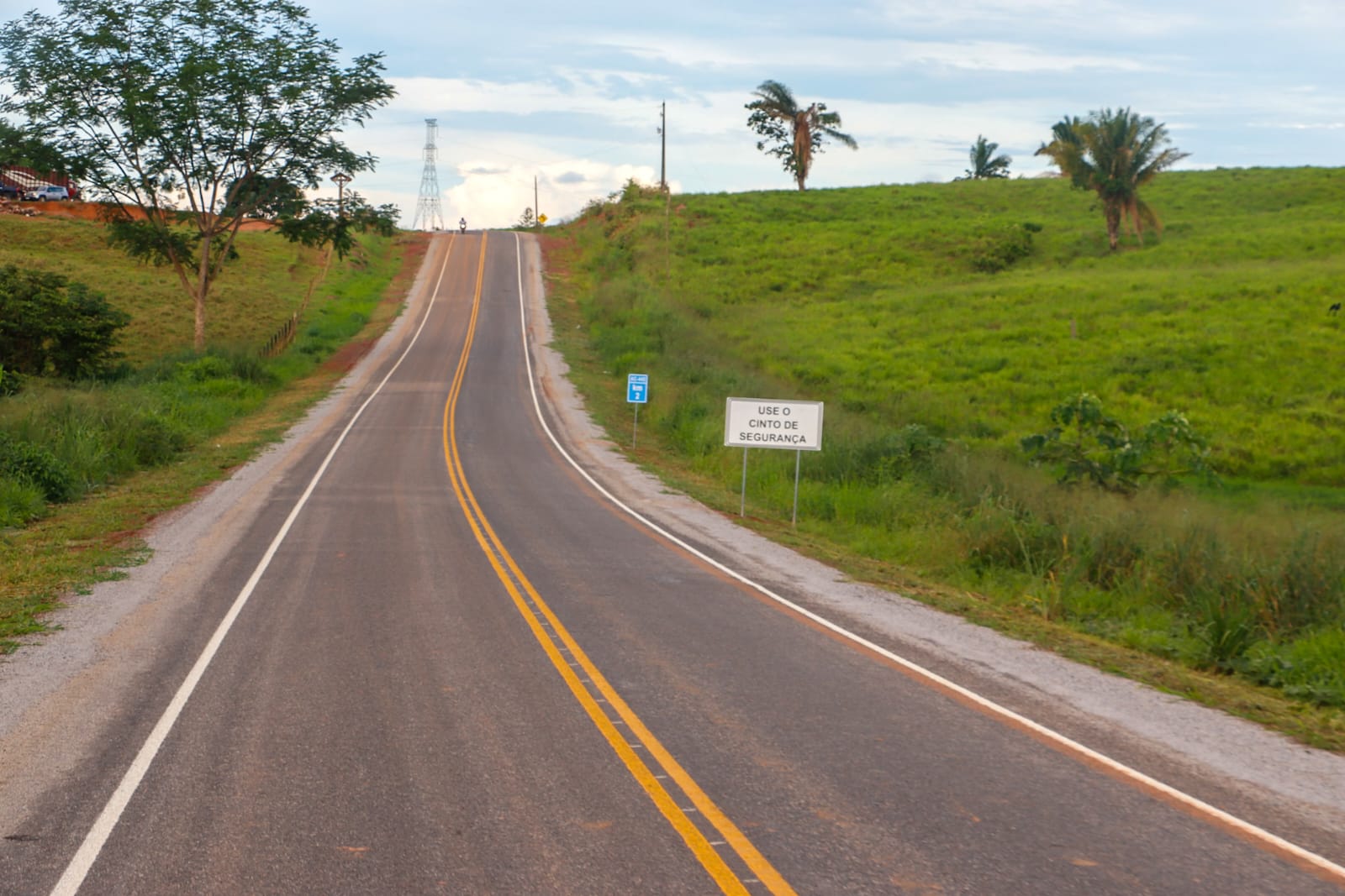 Foto de pavimentação da AC-455