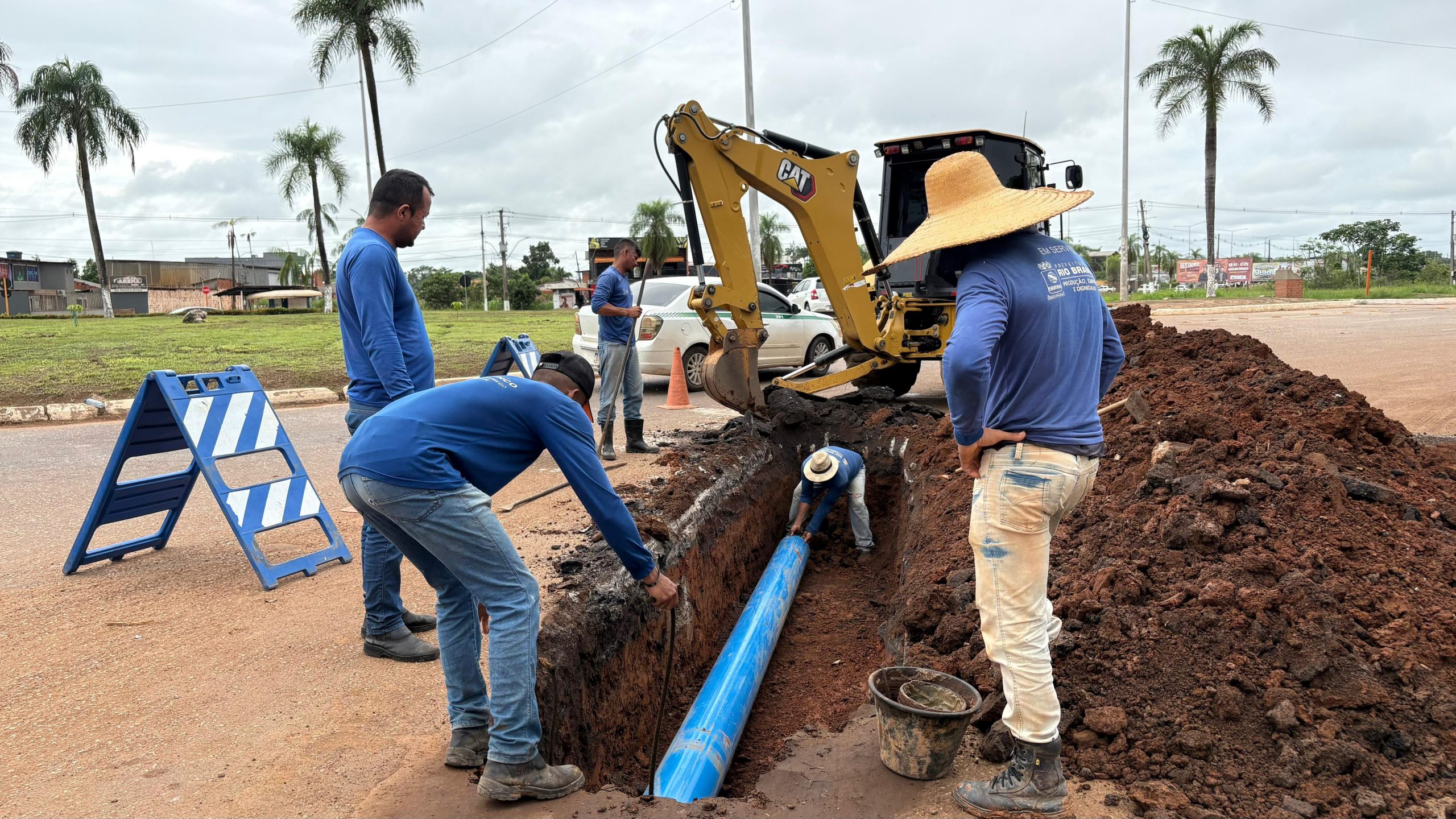 Foto da manutenção