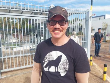 Brasília (DF) 16/11/2025 – Janderson Polibio, que já concluiu o ensino médio há 13 anos, veio fazer o Enem 2025 para autotestar os conhecimentos
Foto: Daniella Almeida/Agência Brasil