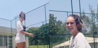 paolla-oliveira-se-arrisca-no-skate,-cita-rayssa-leal-e-diverte-seguidores-nas-redes