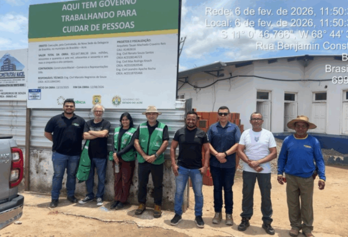 policia-civil-e-acreprevidencia-fiscalizam-obra-da-nova-delegacia-geral-em-brasileia