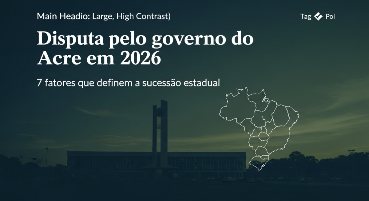 Disputa pelo governo do Acre em 2026: 7 fatores que definem a sucessão estadual – Cidade AC News disputa pelo governo do Acre em 2026
