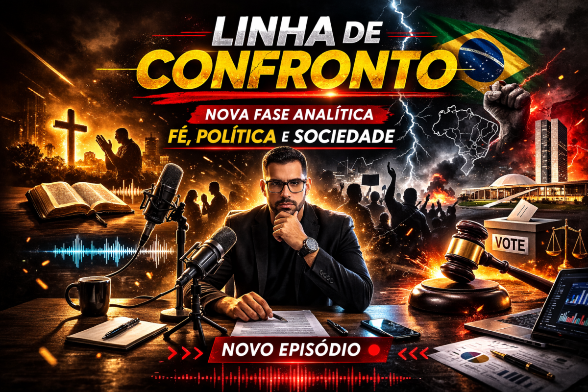 Linha de Confronto: nova fase analítica amplia debate sobre fé, política e sociedade – Cidade AC News Linha de Confronto nova fase analítica sobre fé, política e sociedade