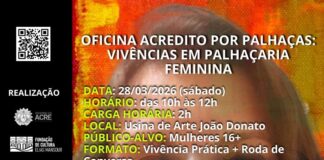 Oficina leva palhaçaria feminina à Usina de Arte João Donato com vagas limitadas oficina-leva-palhacaria-feminina-a-usina-de-arte-joao-donato-com-vagas-limitadas