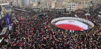 sob-bombas,-multidoes-vao-as-ruas-no-ira-em-apoio-aos-palestinos