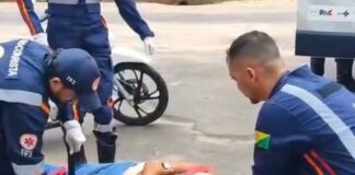 Motociclista fica ferida após acidente na Avenida Copacabana, em Cruzeiro do Sul motociclista-fica-ferida-apos-acidente-na-avenida-copacabana,-em-cruzeiro-do-sul