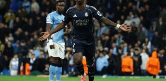 liga-dos-campeoes:-vini-junior-marca-dois-e-real-despacha-city