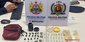 Polícia prende suspeito de tráfico de drogas após tentativa de fuga em Rio Branco policia-prende-suspeito-de-trafico-de-drogas-apos-tentativa-de-fuga-em-rio-branco