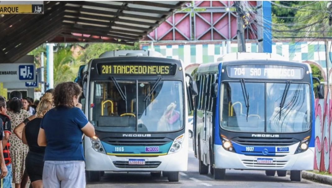 Imagem de ônibus da empresa Ricco Transportes - Foto: Jardy Lopes