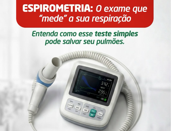 espirometria exame pulmonar paciente teste respiratório Rio Branco Acre