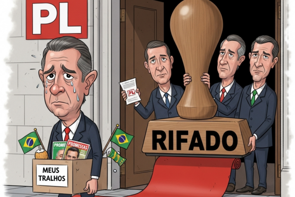 "Rifado pelo PL"